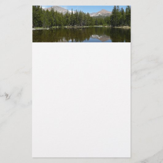Yosemite Lake Reflection Briefpapier (Vorderseite)