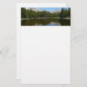 Yosemite Lake Reflection Briefpapier (Vorne/Hinten)