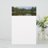 Yosemite Lake Reflection Briefpapier (Stehend Vorderseite)