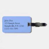 Yosemite Lake Reflection Gepäckanhänger (Rückseite horizontal)