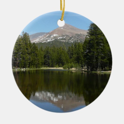 Yosemite Lake Reflection Keramik Ornament (Vorne)