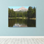 Yosemite Lake Reflection Leinwanddruck (Insitu (Holzboden))