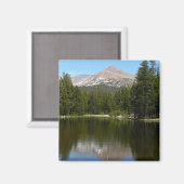 Yosemite Lake Reflection Magnet (Vorderseite/Rückseite)