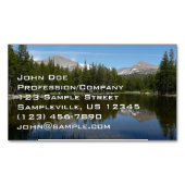 Yosemite Lake Reflection Magnetische Visitenkarte (Vorderseite)