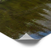 Yosemite Lake Reflection Poster (Ecke)