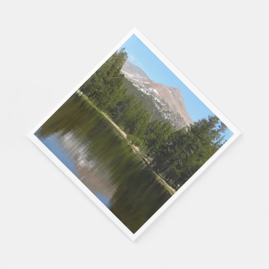 Yosemite Lake Reflection Serviette (Ecke)