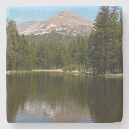 Yosemite Lake Reflection Steinuntersetzer (Vorderseite)