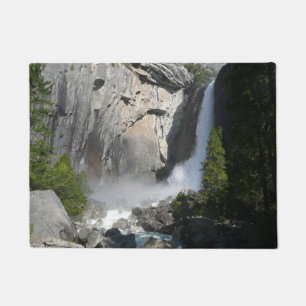 Yosemite Lower Falls am Lower Yosemite Falls Trail Fußmatte