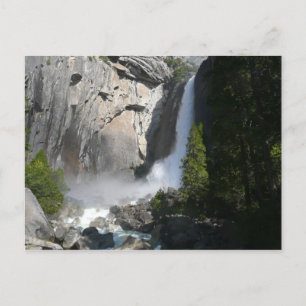Yosemite Lower Falls am Lower Yosemite Falls Trail Postkarte