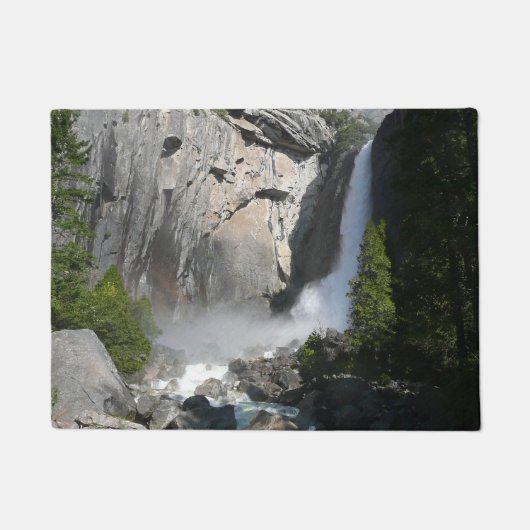 Yosemite Lower Falls aus dem Yosemite Nationalpark Fußmatte (Vorderseite)