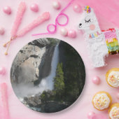 Yosemite Lower Falls aus dem Yosemite Nationalpark Pappteller (Party)