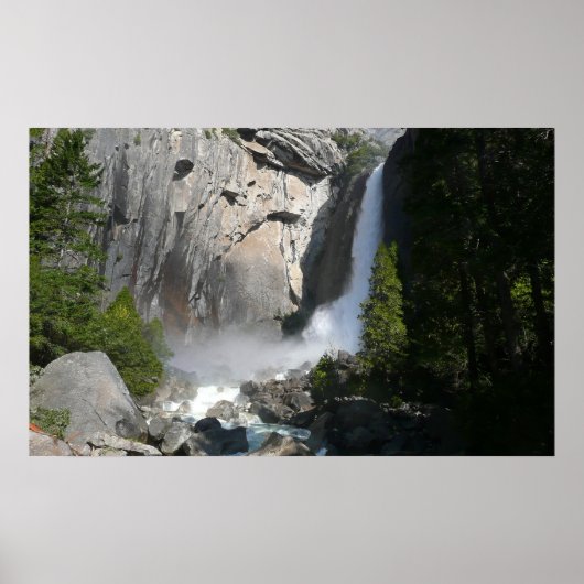 Yosemite Lower Falls aus dem Yosemite Nationalpark Poster (Vorne)
