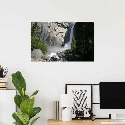Yosemite Lower Falls aus dem Yosemite Nationalpark Poster (Heimbüro)