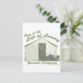 Yosemite Luxe Spaß Reisemotto Postkarte (Stehend Vorderseite)