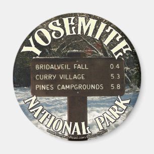 Yosemite-Magnet 2 rund Magnet