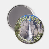 Yosemite Magnet 3 Round (Vorderseite/Rückseite)