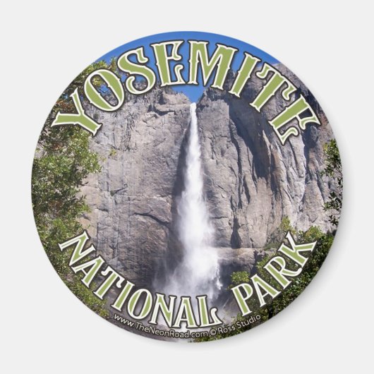 Yosemite Magnet 3 Round (Vorne)