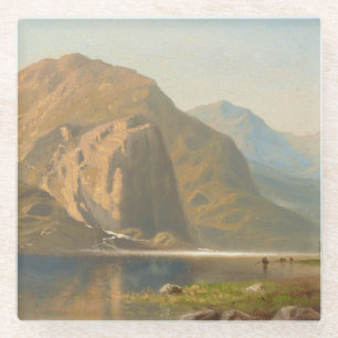 Yosemite Majestic Landschaft von Albert Bierstadt Glasuntersetzer