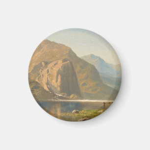 Yosemite Majestic Landschaft von Albert Bierstadt Magnet