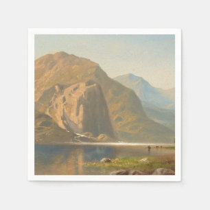 Yosemite Majestic Landschaft von Albert Bierstadt Serviette