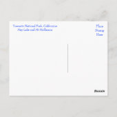 Yosemite, May Lake Mt Hoffmann California Postcard Postkarte (Rückseite)