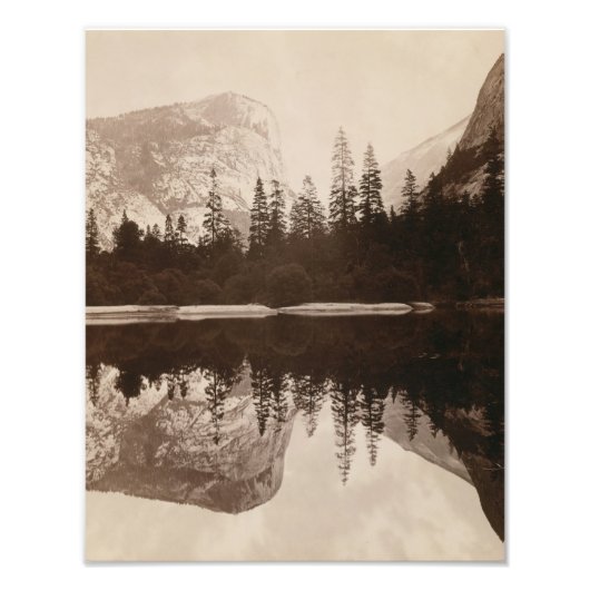 Yosemite - Mirror Lake - Nationalpark Fotodruck (Vorne)