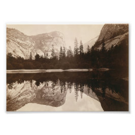 Yosemite - Mirror Lake - Nationalpark Fotodruck