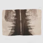 Yosemite - Mirror Lake - Nationalpark Golfhandtuch (Horizontal)