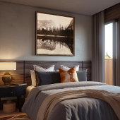 Yosemite - Mirror Lake - Nationalpark Leinwanddruck