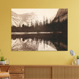 Yosemite - Mirror Lake - Nationalpark Leinwanddruck