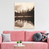 Yosemite - Mirror Lake - Nationalpark Leinwanddruck (Insitu (Wohnzimmer))