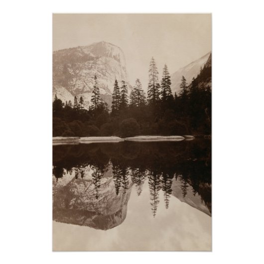 Yosemite - Mirror Lake - Nationalpark Poster (Vorderseite)