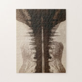 Yosemite - Mirror Lake - Nationalpark Puzzle (Vertikal)