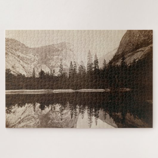 Yosemite - Mirror Lake - Nationalpark Puzzle (Horizontal)