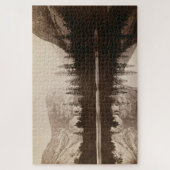Yosemite - Mirror Lake - Nationalpark Puzzle (Vertikal)