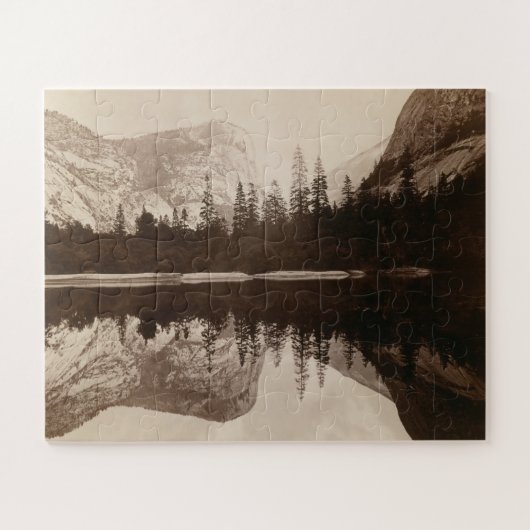 Yosemite - Mirror Lake - Nationalpark Puzzle (Horizontal)