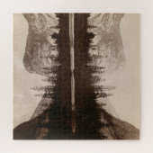 Yosemite - Mirror Lake - Nationalpark Puzzle (Horizontal)