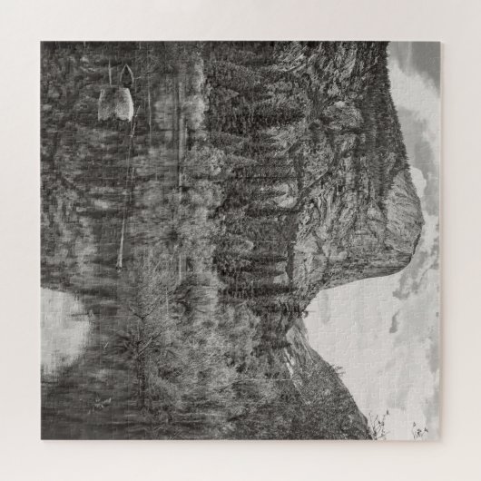 Yosemite -Mirror Lake -North Dome -20x20 -676 Stk. Puzzle (Horizontal)