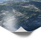 Yosemite Mountain View im Yosemite Nationalpark Fotodruck (Ecke)