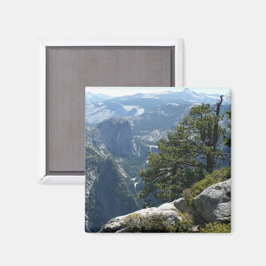 Yosemite Mountain View im Yosemite Nationalpark Magnet (Vorderseite/Rückseite)