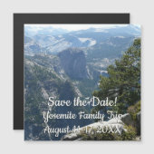 Yosemite Mountain View im Yosemite Nationalpark Magnetkarte (Vorne/Hinten)