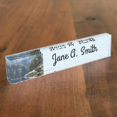 Yosemite Mountain View im Yosemite Nationalpark Namensplakette (Seite)