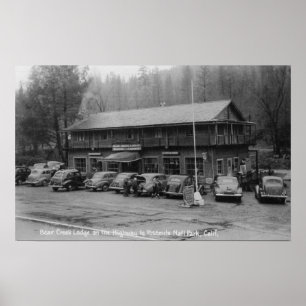 Yosemite National Park Bear Creek Lodge Poster