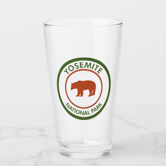 Yosemite National Park Bear Glas (Vorderseite)