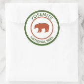 Yosemite National Park Bear Runder Aufkleber (Tasche)