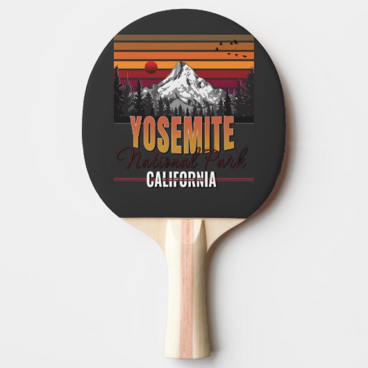 Yosemite National Park - Bekleidung Tischtennis Schläger (Vorderseite)