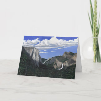 Yosemite National Park Blank Greeting Card Karte