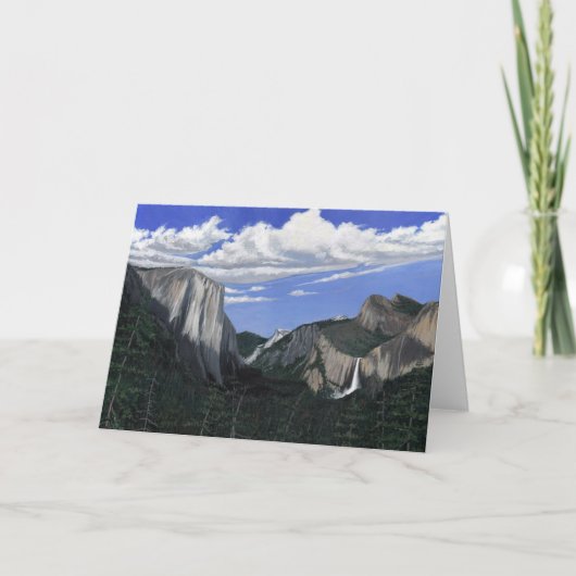Yosemite National Park Blank Greeting Card Karte (Vorderseite)