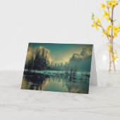Yosemite National Park Blank Greeting Card Karte (Gelbe Blume)
