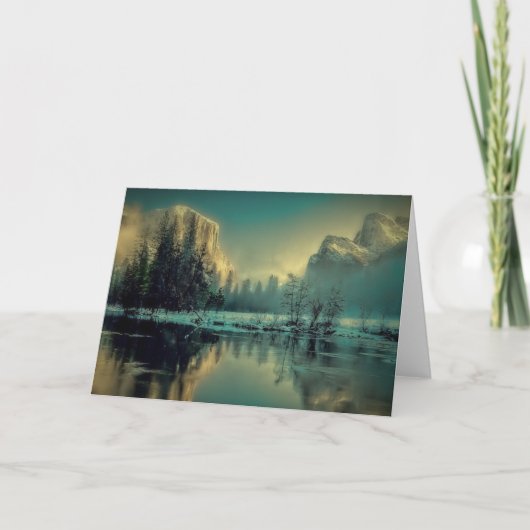 Yosemite National Park Blank Greeting Card Karte (Vorderseite)